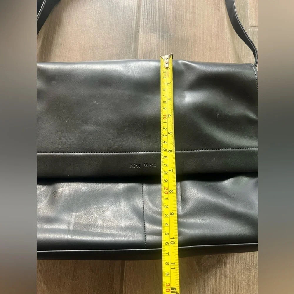 Nine West Laptop Bag Faux Leather With Adjustable Shoulder Strap